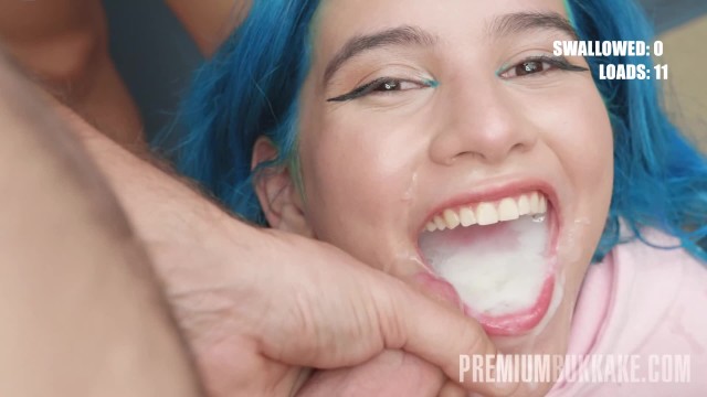 Premium Bukkake präsentiert Min Galilea's Sperma Porno