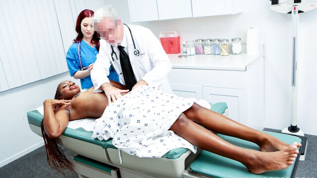 Perv Doctor featuring Jessica Ryan and Amari Anne's big cock smut