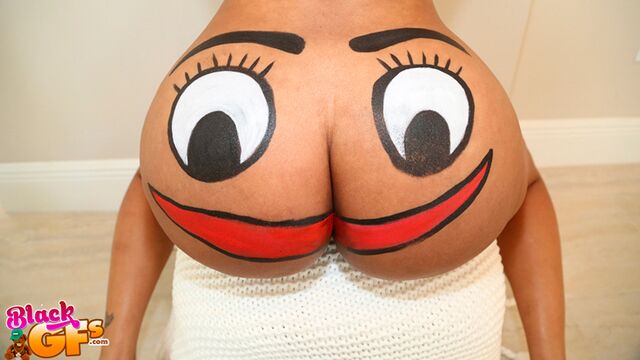 भावुक Jayla Foxx में अभिनय किया सीधे बाल लिंग