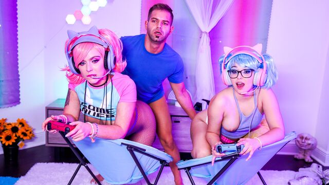 TeamSkeet Labs featuring Leana Lovings and Krissy Knight's teen action