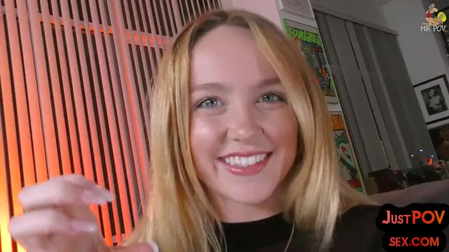 Small tits movie with hottie doxie from Mr POV