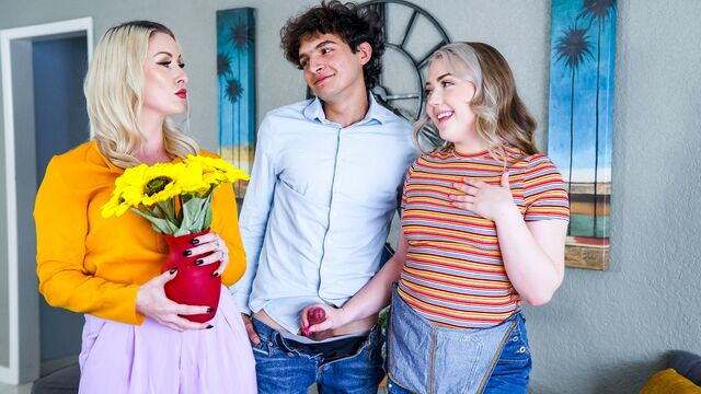 Energetic Sydney Paige and Eva Nyx's big ass dirt