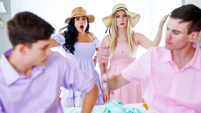 Angelic Sydney Paige and Sandy Love at missionary smut