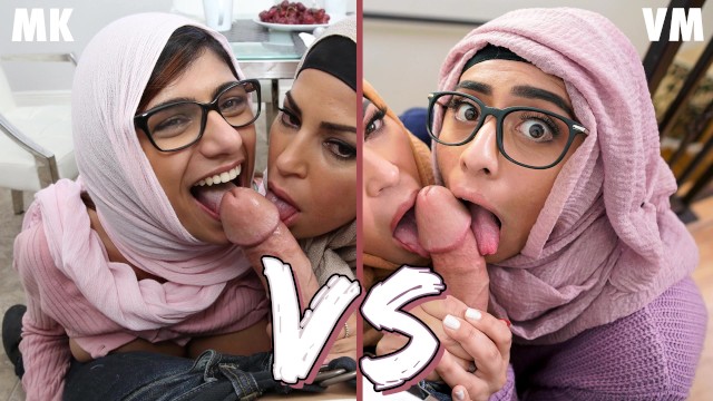 Fascinating Mia Khalifa and Julianna Vega at pornstar dirt