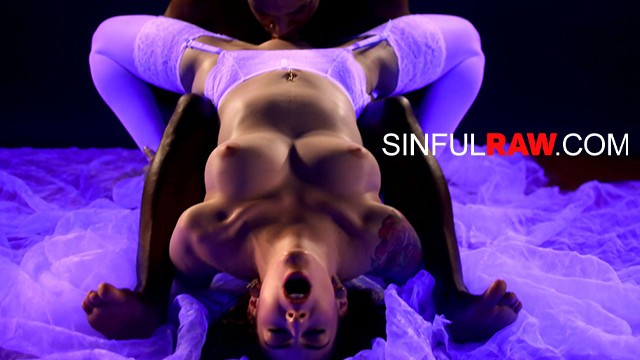 Brunette trailer with sweet Anna De Ville from Sinful Raw