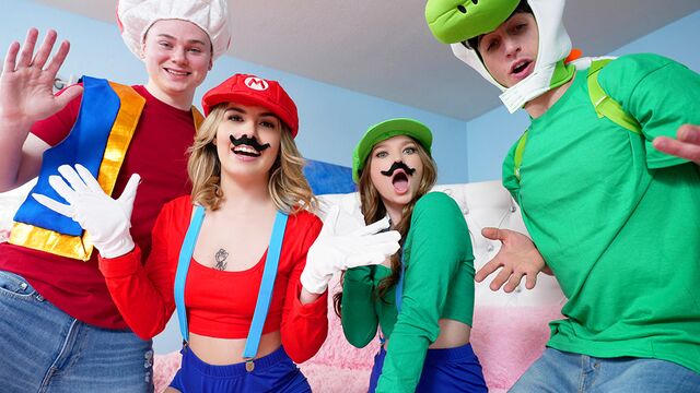 भावनात्मक  Aubry Babcock और Nikki Mars में अभिनय किया चार लोगों की चुदाई क्रिया