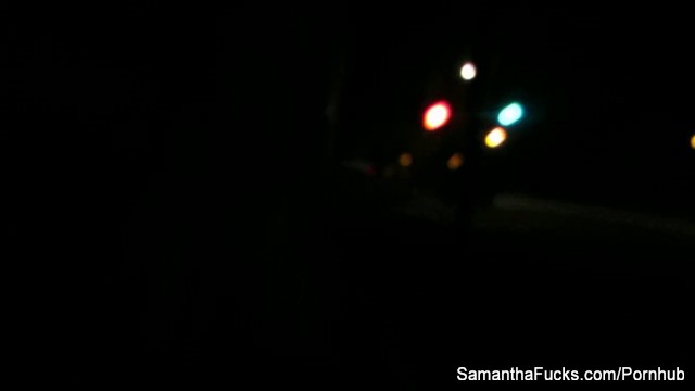 Prurient Samantha's fake boobs action