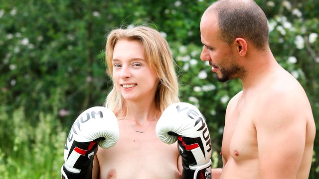 Candy's tiny nipples scene