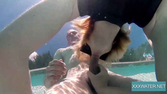 Underwater Show featuring Jason's underwater blowjob movie