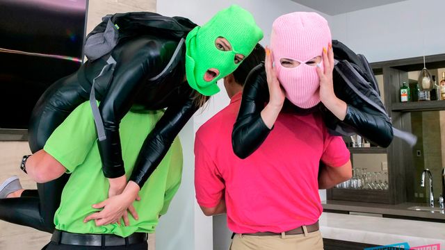 Katie Kush and Aften Opal's orgy video by Daughter Swap