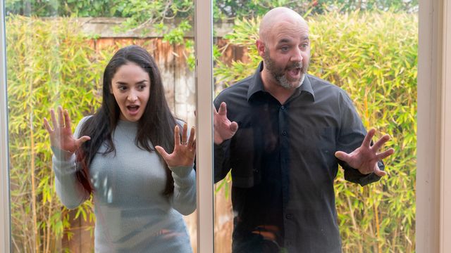 Prurient Lauren Phillips and Jane Wilde - on the sofa trailer - Lil Humpers