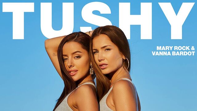 Clip con la apetitosa Mary Rock y Vanna Bardot con dos mujeres y un hombre de Tushy