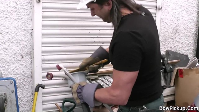 Acción con la esbelta amada con tetona de BBW Pickup