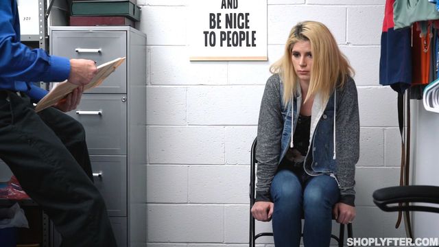 Madison Haze's blonde video by Shoplyfter