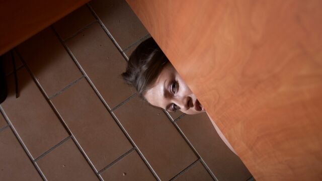 Stylish Rebecca Contrares's blowjob action