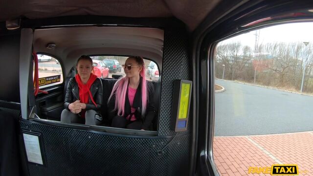 Legs on shoulders xxx with wild Lady Zee and Sandra Zee from Fake Taxi