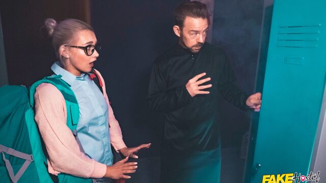 Fake Hostel featuring Marilyn Sugar's shaved porn