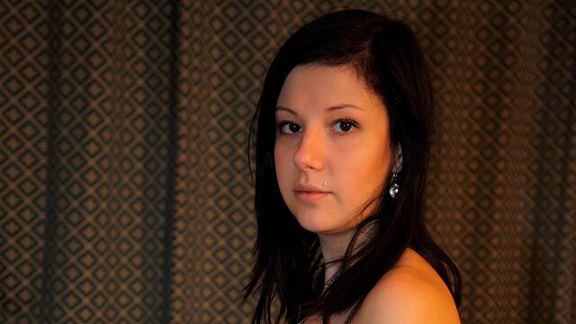 Harmonious Melissa Black at posing scene