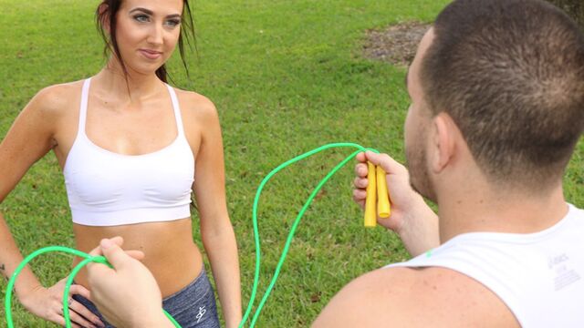 The Real Workout featuring Aubrey Rose's teen action