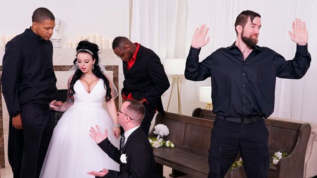 Acción con la afectuosa Payton Preslee con medias largas de Cuckold Sessions