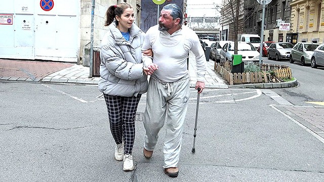 Shaggy fancy woman's amateur movie