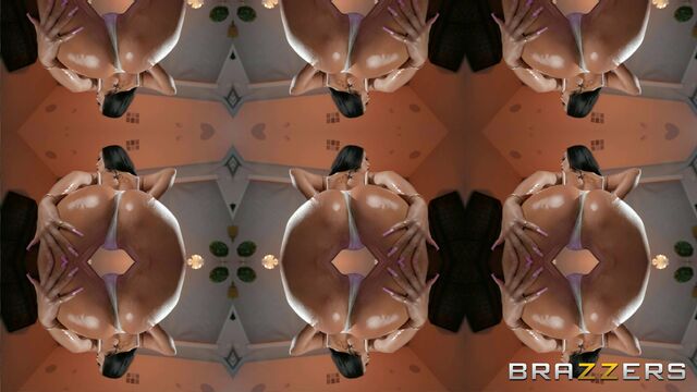 Kristina Rose in oscenità seduta in faccia di Dirty Masseur