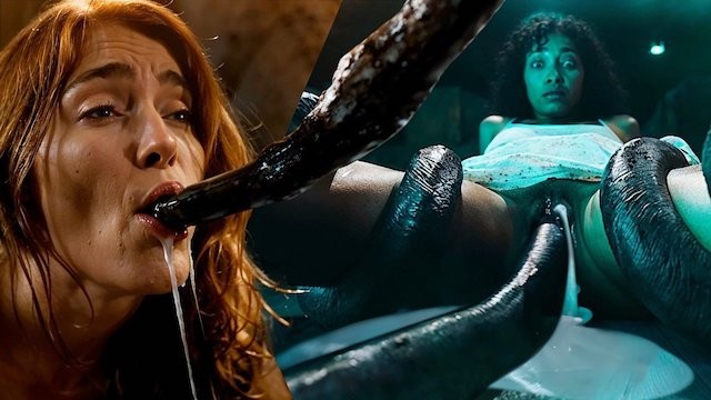 Amirah Adara e Kendra Sunderland in film grezzo di Hentaied