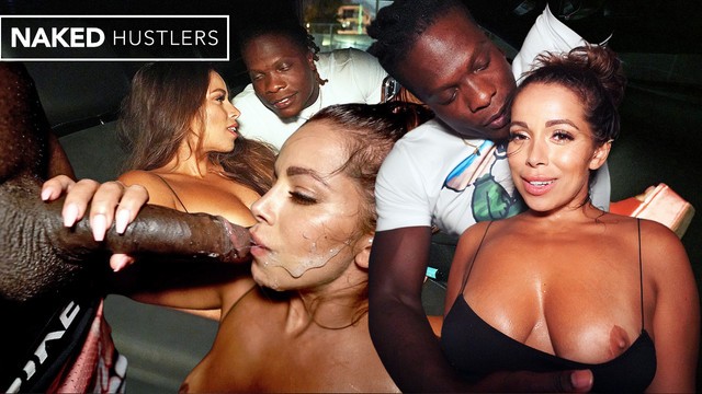 Big tits smut with flawless Louie Smalls from Naked Hustlers