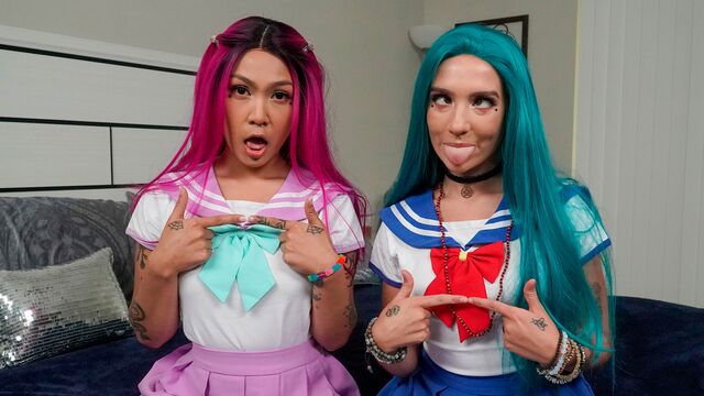 Modest Bailey and Yumi's skinny trailer