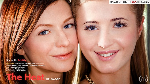 Unapproachable Aria Logan at hot kissing video