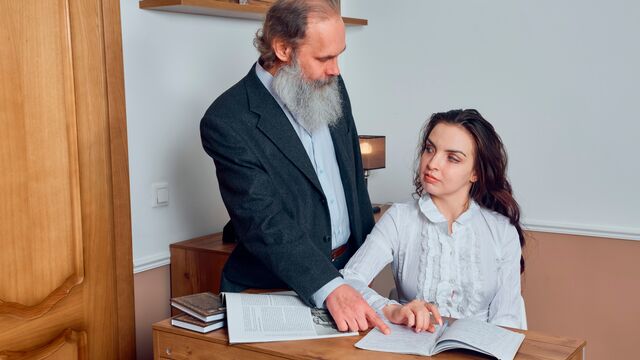 Milana Witch em oral ação no Old-n-Young