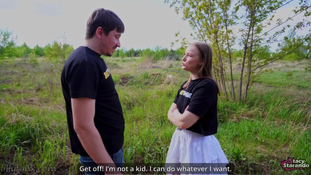 Trailer grezzo con carina My e Stacy