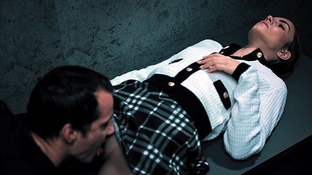 Pussy licking smut with cheerful Sam Bourne and Sirena Milano from Freeze