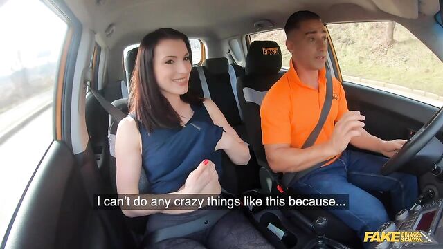 Fake Driving School featuring Victoria Daniels's small tits dirt