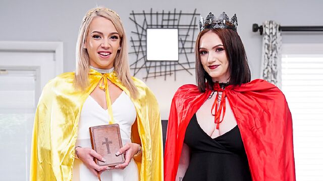 Magical Gracie and Madison's blowjob scene