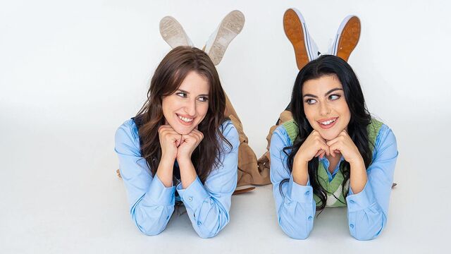 Funny Aubree and Gal's big ass smut