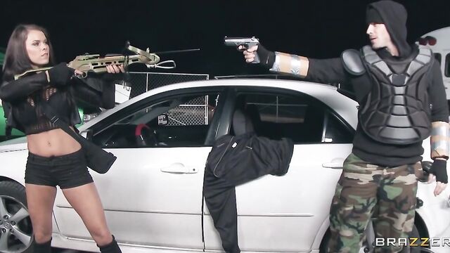 La demonia Olivia Austin y Peta Jensen - escena de estilo perrito - Brazzers Exxtra