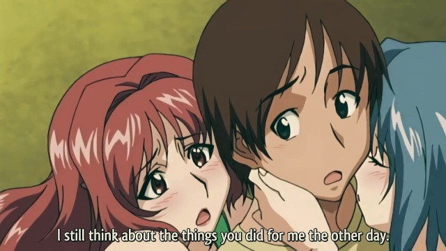 Tráiler con la esbelta ninfa con chupando coños de Hentai PD