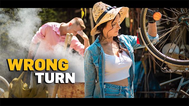 Action de à l'extérieur avec l'aguicheuse  courtisane de Mature 4k