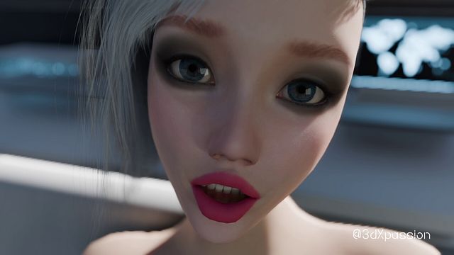 Porno de par derrière avec la joueuse petite amie de 3DXPassion