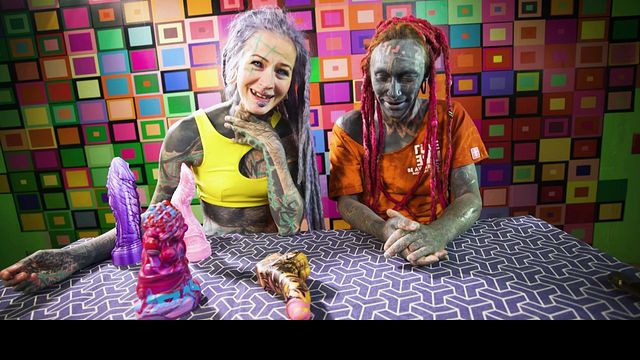 La atrevida Anuskatzz y Lily Lu en toma de hd