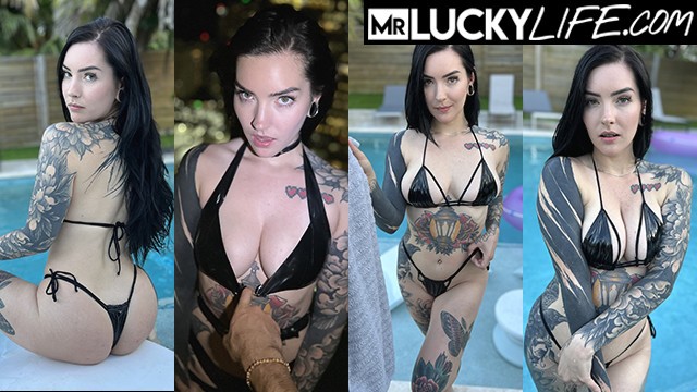 Innocent baby doll at lingerie clip