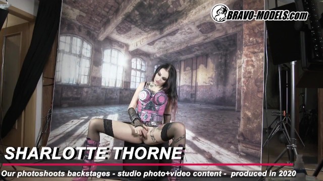 Bravo Models featuring Sharlotte Thorne's dildo porn
