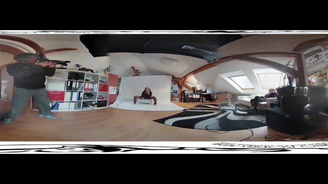 Encantadora Teressa Bizarre em feminino solo filmagem