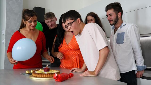 Piru grande gravação com magnética Fiona Sweetyx e Christina Santes do Family Screw