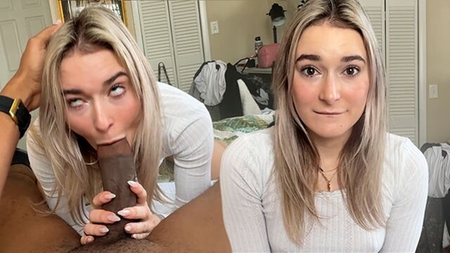 Teen Loves Black featuring Thea Marie and Kaby Snow's blowjob sex