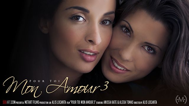 Dollish Anissa Kate and Alexa Tomas at romantic trailer