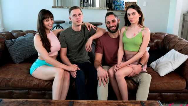 Seitenfick Sexfilm mit reiner Lexi Luna und Sera Ryder von Family Swap