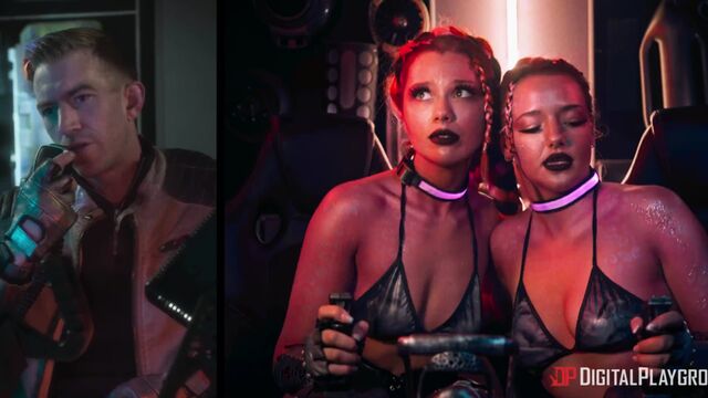 Scena gambe lunghe con impeccabile Emily e Ruby