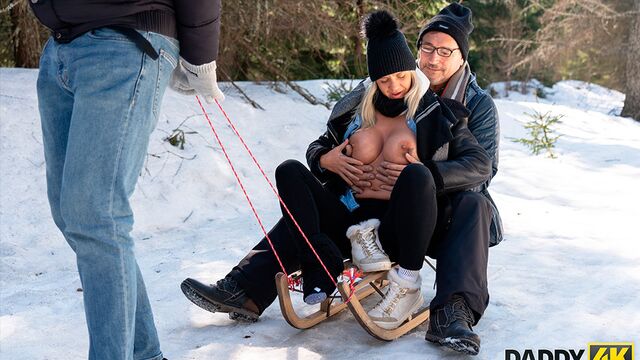 Big tits smut with emotional Lucette Nice from Daddy4k